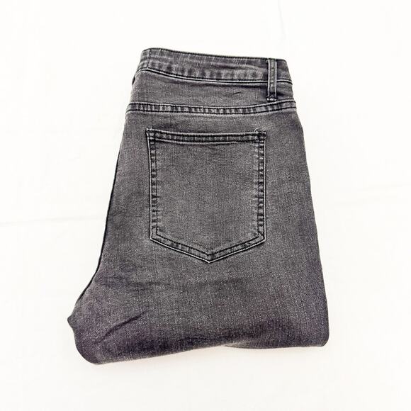 Acne Studios Skin 5 Used Black Stretch Black Charcoal Denim Jeans Size 23 - Picture 1 of 9
